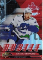 2025-26 Upper Deck Bustle Red #B11 Kiefer Sherwood  92/199