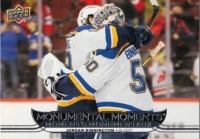 2025-26 Upper Deck Tim Hortons Monumental Moments #MM-13 Jordan Binnington