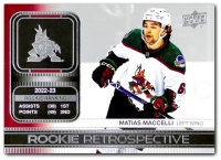 2023-24 Upper Deck Rookie Retrospective #RR18 Matias Maccelli