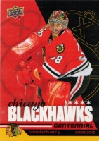 2025-26 Upper Deck Chicago Blackhawks Centennial Yellow #42 Cristobal Huet