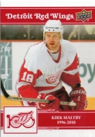 2025-26 Upper Deck Detroit Red Wings Centennial #77 Kirk Maltby