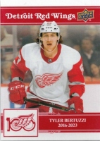 2025-26 Upper Deck Detroit Red Wings Centennial #9 Tyler Bertuzzi