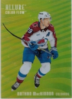 2025-26 Upper Deck Allure Color Flow Yellow Green #CF20 Nathan MacKinnon
