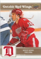 2025-26 Upper Deck Detroit Red Wings Centennial 100th Anniversary Gold #62 Kelly Kisio
