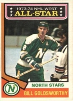 1974-75 O-Pee-Chee #134 Bill Goldsworthy AS