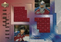 2001-02 Upper Deck Game Jerseys #CFR Peter Forsberg / Patrick Roy