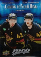 2025-26 Upper Deck MVP Coming to Your Rink #CR29 Quinn Hughes / Elias Pettersson