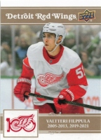 2025-26 Upper Deck Detroit Red Wings Centennial Gold #2 Valtteri Filppula