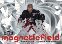 2025-26 Metal Universe Magnetic Field #8 Elvis Merzlikins