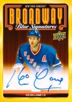 2025-26 Upper Deck New York Rangers Centennial Broadway Blue Signatures #BBSKL Kevin Lowe