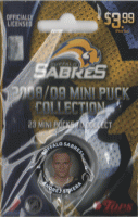 2008-09 Buffalo Sabres Mini Pucks #19 Andrej Sekera