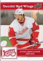 2025-26 Upper Deck Detroit Red Wings Centennial #47 Justin Abdelkader