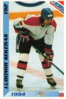 1994 Finnish Jaa Kiekko #192 Lubom�r Sekera�