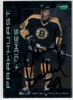 2001-02 Parkhurst #305 Zdenk Kutlk RC + originln podpis