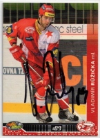 2013-14 Czech OFS Plus #267 Vladimr Rika + originln podpis