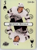 2025-26 O-Pee-Chee Playing Cards #5SPADES Quinton Byfield