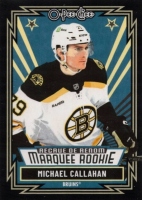 2025-26 O-Pee-Chee Retro Black #566 Michael Callahan   */100