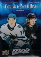 2025-26 Upper Deck MVP Coming to Your Rink #CR23 Macklin Celebrini / Will Smith