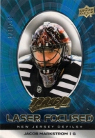 2025-26 Upper Deck MVP Laser Focused Blue #LF22 Jacob Markstrom /249