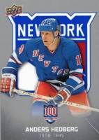 2025-26 Upper Deck New York Rangers Centennial Box Set #22 Anders Hedberg
