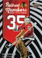 2025-26 Upper Deck Chicago Blackhawks Centennial #107 Tony Esposito RN