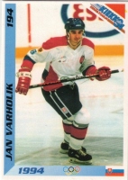 1994 Finnish Jaa Kiekko #194 Jan Varhol�k
