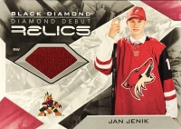 2021-22 Black Diamond Diamond Debut Relics #DDJJ Jan Jen�k