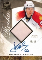 2008-09 The Cup Gold Rainbow #102 Michael Frol�k PATCH AU 65/67 !!
