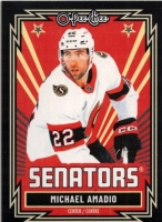 2025-26 O-Pee-Chee Retro Black #464 Michael Amadio  */100