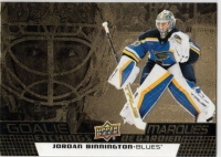 2025-26 Upper Deck Tim Hortons Goalie Marques #GE13 Jordan Binnington