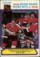 1980-81 O-Pee-Chee #1 Flyers Streak to 35 RB/Longest in Sports History