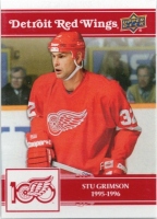 2025-26 Upper Deck Detroit Red Wings Centennial #22 Stu Grimson