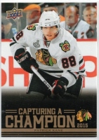 2025-26 Upper Deck Chicago Blackhawks Centennial Capturing a Champion Gold #CC9 Patrick Kane