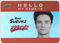 2025-26 Upper Deck MVP Hello My Name Is Stickers #HNI14 Ryan Suzuki