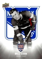 2025-26 Upper Deck New York Rangers Centennial White#1 Bill Cook