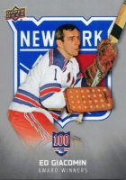 2025-26 Upper Deck New York Rangers Centennial #168 Ed Giacomin AW