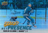 2025-26 Upper Deck MVP Net Presence #NP10 Macklin Celebrini