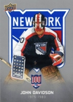 2025-26 Upper Deck New York Rangers Centennial Box Set #20 John Davidson