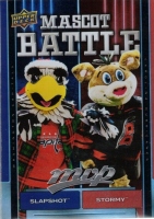 2025-26 Upper Deck MVP Mascot Battle #MB12 Slapshot/Stormy