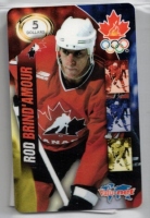 1997-98 Valu-Net Team Canada 🍁 Telefonn� karta Rod Brin�Amour