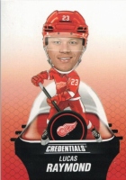 2024-25 Upper Deck Credentials Arena Giveaways Bobbleheads #BHLR Lucas Raymond /750