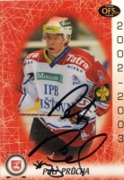 2002-03 Czech OFS Plus #226 Petr Prcha ERC + originln podpis