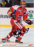 2010-11 OFS #10 Martin Podlek + originln podpis 