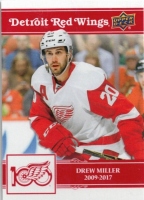 2025-26 Upper Deck Detroit Red Wings Centennial #16 Drew Miller