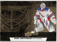 2025-26 Upper Deck Tim Hortons Goalie Marques #GE9 Igor Shesterkin