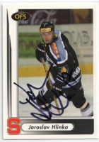 2001-02 Czech OFS #18 Jaroslav Hlinka + originln podpis