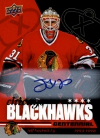 2025-26 Upper Deck Chicago Blackhawks Centennial Box Set Autographs #49 Jeff Hackett SP