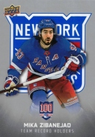 2025-26 Upper Deck New York Rangers Centennial #192 Mika Zibanejad TRH