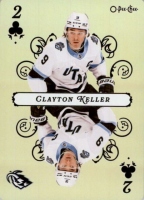 2025-26 O-Pee-Chee Playing Cards #2CLUBS Clayton Keller