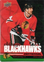 2025-26 Upper Deck Chicago Blackhawks Centennial #34 Keith Carney